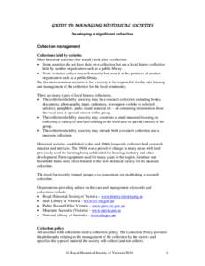 Microsoft Word - Collection management.doc