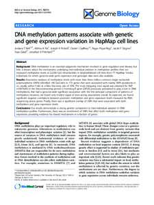 Bell et al. Genome Biology 2011, 12:R10 http://genomebiology.comR10 RESEARCH  Open Access