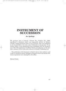 p121-124 AnInstrumentOf Succession:StarfireVol2No3: TheMagicOfFolly[removed]