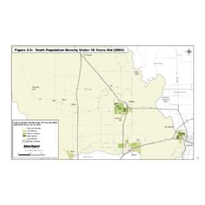 RD86 RD 86 Figure 2-5: Youth Population Density Under 18 Years Old (2000)