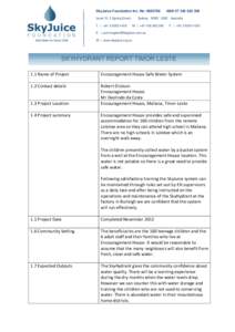 Water industry / Water management / Water supply / Drinking water / Lolotoe / Water / Maliana / Soft matter / Matter / Chemistry