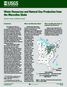 Water Resources and Natural Gas Production from the Marcellus Shale By Daniel J. Soeder 1 and William M. Kappel 2 Introduction