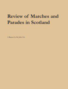 Orange Order / Government / Protestantism / Parades / Sectarianism in Glasgow / Parades in Northern Ireland / John Orr / March / Anti-Catholicism in the United Kingdom