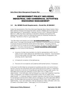 Microsoft Word - B.1 Industrial Enforcement Policy.doc