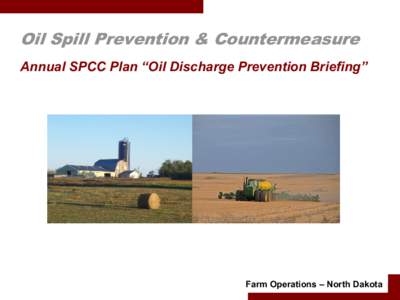 SPCC Oil Briefing - Annual Training - V3