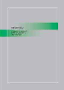 Generally Accepted Accounting Principles / Financial statements / Financial accounting / Legal professions / National accounts / Ombudsman / Operating surplus / Balance sheet / Historical cost / Accountancy / Finance / Business