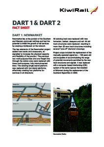 DART 1 & DART 2 FACT SHEET DART 1: NEWMARKET Newmarket lies at the junction of the Southern and Western commuter rail lines and had the