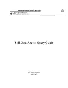 Microsoft Word - SoilDataAccessQueryGuide1_4.doc