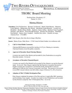 Microsoft Word - TRORC Board Meeting Minutes[removed]