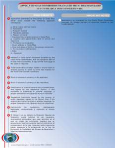 APPLICATIONS AS NONRESIDENT MANAGED FROM THE CONSULATES OF COSTA RICA FOR CONSULTED VISA REQUIREMENTS 1  Application addressed to the Consul of Costa Rica