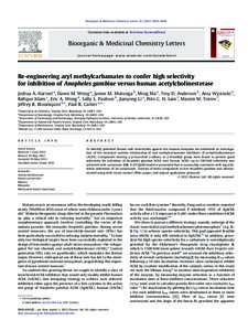 Bioorganic & Medicinal Chemistry Letters[removed]–4598  Contents lists available at SciVerse ScienceDirect Bioorganic & Medicinal Chemistry Letters journal homepage: www.elsevier.com/locate/bmcl