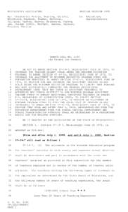 MISSISSIPPI LEGISLATURE  REGULAR SESSION 1999 By: Senator(s) Ferris, Dearing, Gollott, Woodfield, Rayborn, Thames, Mettetal,