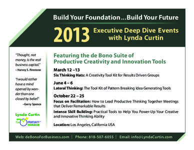   Build Your Foundation[removed]Build Your Future 2013