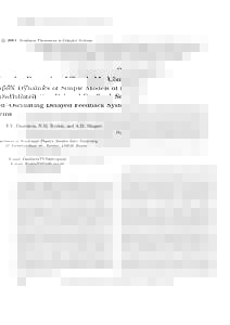 c 2001 Nonlinear Phenomena in Complex Systems ° Complex Dynamics of Simple Models of Distributed Self–Oscillating Delayed Feedback Systems T.V. Dmitrieva, N.M. Ryskin, and A.M. Shigaev