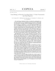 2003, No. 3  COPEIA September 5