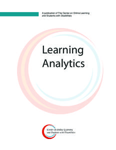 A publication of The Center on Online Learning and Students with Disabilities Learning Analytics