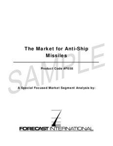 The Market for Anti-Ship Missiles Product Code #F658