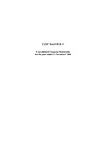 Microsoft Word - Enel OGK-5 Financial_statements_2009_DPPform_16_03_2010.docx