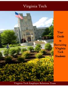 Blacksburg /  Virginia / Recruitment / Employment / Prices Fork /  Virginia / Virginia State Route 412 / Job fair / National Association of Colleges and Employers / Roanoke /  Virginia / Christiansburg /  Virginia / Montgomery County /  Virginia / Blacksburg–Christiansburg–Radford metropolitan area / Virginia