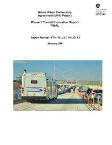 Miami UPA Phase 1 Transit Evaluation Report - Final