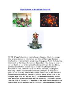 Oil lamp / Visual arts / Adhirasam / States and territories of India / Thiruvannaamalai / Deepam / Diwali / Karthikai Deepam / Tamil Nadu / Arunachala