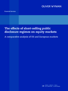 Investment / Short / Hedge fund / Data Explorers / Market liquidity / Stock market / Efficient-market hypothesis / Dark liquidity / Naked short selling / Financial economics / Financial markets / Finance