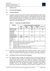 Contract P235 Environmental Assessment Services for Permanent Aviation Fuel Facility Environmental Impact Assessment Report  4