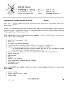 City of Homer Planning & Zoning 491 East Pioneer Avenue Homer, Alaska[removed]Telephone