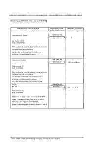 Laboratoires - Biologie Clinique - Annuaire 2004