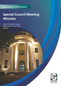 Microsoft Word - Minutes - Special Council Meeting - 11 June 14.docx
