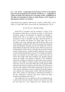 War / Geneva Convention / Dwight D. Eisenhower / Prisoner of war / Prisoner-of-war camp / Other Losses / International Committee of the Red Cross / Korean POWs detained in North Korea / Japanese prisoners of war in World War II / World War II / Aftermath of World War II / Peace