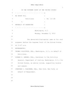 International arbitration / Arbitral tribunal / Convention on the Recognition and Enforcement of Foreign Arbitral Awards / Supreme Court of the United States / Tom Goldstein / Federal Arbitration Act / John Roberts / Law / Arbitration / Legal terms