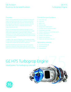 Turboprop / Powered flight / Aviation / Aircraft / General Electric T64 / General Electric H80 / Gas turbines / Jet engines / Aircraft engines
