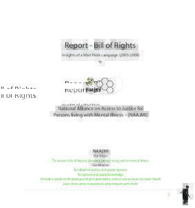 Report - Bill of Rights Insights of a Mad Pride campaignby National Alliance on Access to Justice for