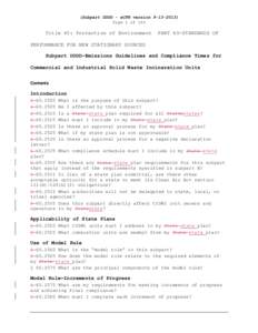 (Subpart DDDD - eCFR version[removed]Page 1 of 164 Title 40: Protection of Environment  PART 60—STANDARDS OF