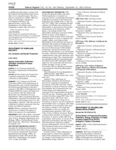 [removed]Federal Register / Vol. 79, No[removed]Monday, September 22, [removed]Notices or additional information, please visit the Federal eRulemaking Portal site at: