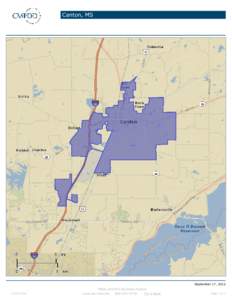 Canton, MS  September 17, 2012 ©2012 Esri  Made with Esri Business Analyst