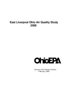 Microsoft Word - East Liverpool Ohio Air Quality Study 2008_1.docx