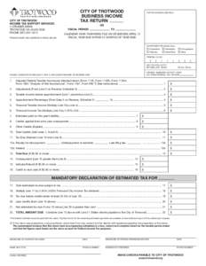 Income tax / Tax / Trotwood /  Ohio / S corporation / Business / Political economy / Taxation in the United States / Corporate tax in the United States / Income tax in the United States / Public economics / Income tax in Australia