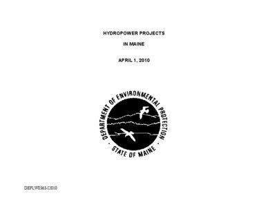 Geography of the United States / Small hydro / Maine / United States / Hydropower policy in the United States / Energy / Androscoggin River / Federal Energy Regulatory Commission