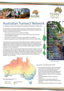 Australian Transect Network A facility of the Terrestrial Ecosystem Research Network The Australian Transect Network (ATN) comprises four major subcontinental transects that span biomes and traverse major rainfall, tempe