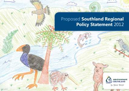 Proposed Southland Regional Policy Statement 2012 S. Sarfaiti  Table of Contents