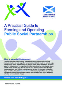 A Practicle Guide to Forming and Operating Publuc Social Partnerships