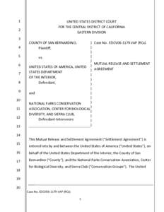 Microsoft Word - NRS-#[removed]v5-Mojave_-_RS2477_-_Settlement_Agreement_-_5[removed]docx