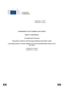 EUROPEAN COMMISSION Strasbourg, [removed]SWD[removed]final
