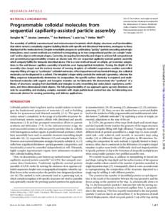 Soft matter / Colloidal chemistry / Condensed matter physics / Nanoparticles / Dosage forms / Patchy particles / Colloid / Janus particles