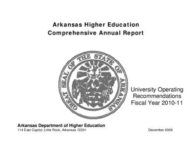 Arkansas Public Higher Education