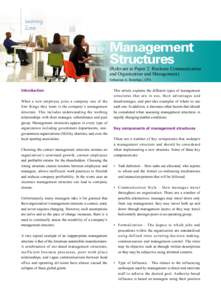 Matrix management / Structure / Organizational structure / Organizational configuration / Management / Business / Organization