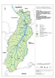 Bearbeitungsgebiet Oberrhein / Secteur de travail Rhin Supérieur: Deutschland  N