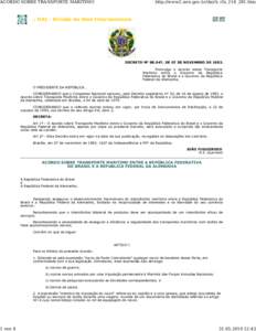 ACORDO SOBRE TRANSPORTE MARÍTIMO  1 von 4 http://www2.mre.gov.br/dai/b_rfa_214_281.htm